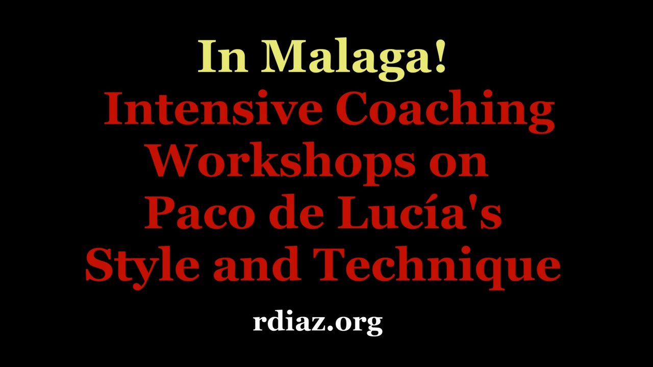 September 8th, 9th & 10th in Malaga 2016 Intensive Coaching for Beginners & Intermediate /Ruben Diaz