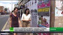 Polly Courtney discusses youth issues & the London Riots on RT TV