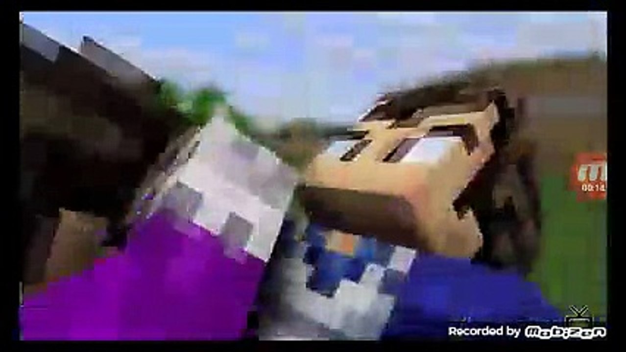 Vegeta vs vegetta777 minecraft animation