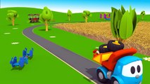 Leo the Truck - FARM MACHINES - Toy Trucks Cartoons for Kids Tutitu style!