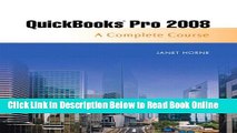 Read Quickbooks Pro 2008: Complete Course (9th Edition)  Ebook Free