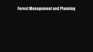 [PDF] Forest Management and Planning Download Full Ebook