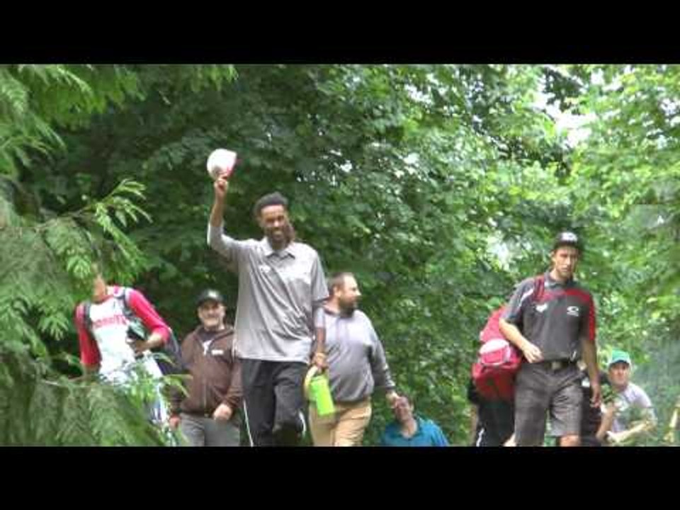 Philo Brathwaite Scores an Albatross During Disc Golf Tournament