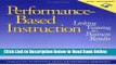 Read Performance-Based Instruction, includes a Microsoft Word diskette: Linking Training to