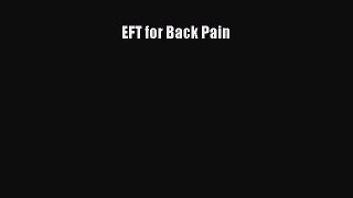 Read EFT for Back Pain Ebook Free