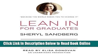 Read Lean In for Graduates  Ebook Free