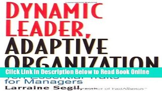 Download Dynamic Leader Adaptive Organization: Ten Essential Traits for Managers  Ebook Online