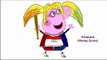 Peppa Pig Painting Paint Painting Drawing Captain America, Harley Quinn, Po Kung Fu Panda