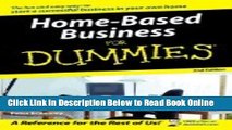 Read Home-Based Business for Dummies (2nd, 05) by Edwards, Paul - Edwards, Sarah - Economy, Peter