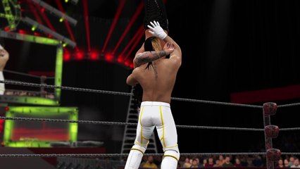 WWE 2K16 baron corbin v seth rollins
