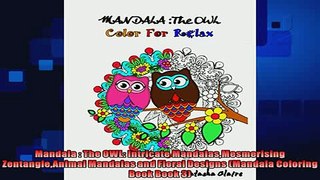 READ book  Mandala  The OWL Intricate MandalasMesmerising ZentangleAnimal Mandalas and Floral  FREE BOOOK ONLINE