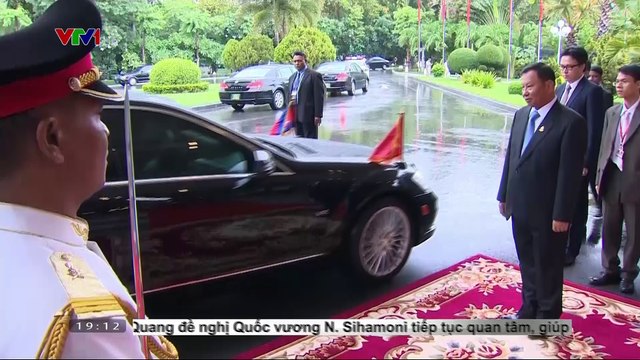 Chủ tịch nước Trần Đại Quang hội kiến Chủ tịch thượng viện Campuchia