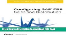 Read Configuring SAP ERP Sales and Distribution  PDF Online