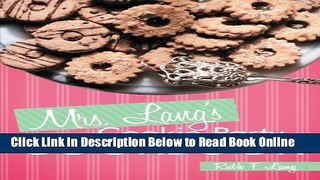 Read Mrs. Lang s Cookie Party Cookbook  Ebook Free