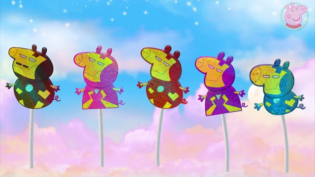 Peppa Pig Lollipop Iron Man Finger Family Nursery Rhymes Peppa Pig TV