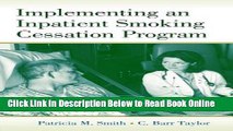 Read Implementing an Inpatient Smoking Cessation Program  Ebook Free