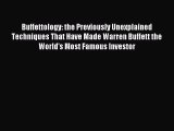 [PDF] Buffettology: the Previously Unexplained Techniques That Have Made Warren Buffett the