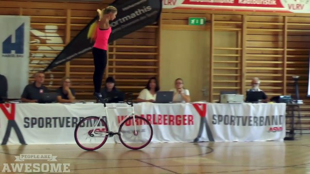 Incredible Artistic Cycling Tricks! ¦ People are Awesome