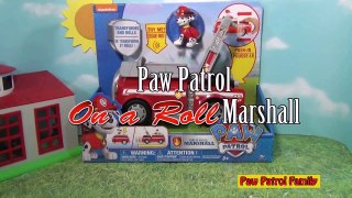 PAW PATROL Nickelodeon On a Roll Marshall Nick Jr Fire Truck Paw Patrol Toy.mp4