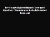 [PDF] Accuracy Verification Methods: Theory and Algorithms (Computational Methods in Applied