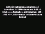 [PDF] Artificial Intelligence Applications and Innovations: 3rd IFIP Conference on Artificial