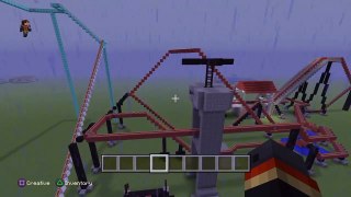 Six Flags great America X Flight Is open now in minecraft ps4 On-Ride