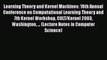 [PDF] Learning Theory and Kernel Machines: 16th Annual Conference on Computational Learning