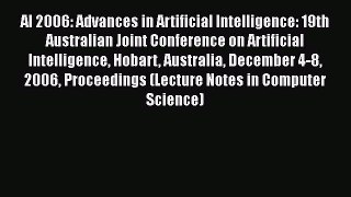 [PDF] AI 2006: Advances in Artificial Intelligence: 19th Australian Joint Conference on Artificial