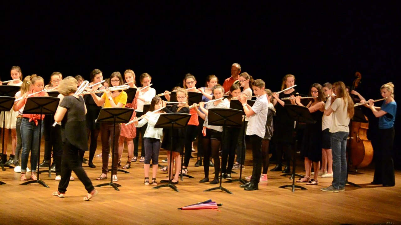 Concert de flûtes traversières sous la direction de Sophie Dufeutrelle 12 /06 / 2016