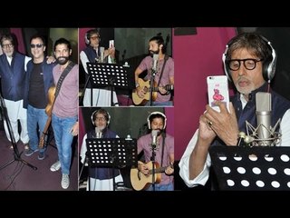 Amitabh Bachchan & Farhan Akhtar Record Duet For 'Wazir' | View Pic's
