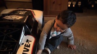 Caleb Video - My New RC Truck: March 27, 2012 - Video 1