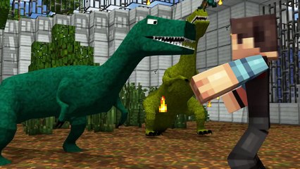 Jurassic World   Minecraft Parody