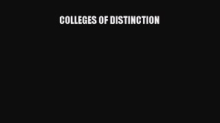 [Online PDF] COLLEGES OF DISTINCTION Free Books