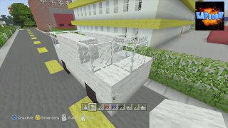Minecraft Xbox360/XboxOne, How to build a Police Dog transport Vehicle (Quick and easy way)