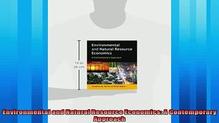 Popular book  Environmental and Natural Resource Economics A Contemporary Approach