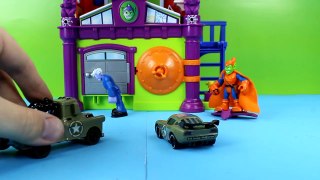 Disney Pixar Cars Army Car McQueen & Mater Save Spider Man Another Mission Complete Just4fun290