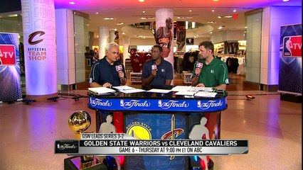 GameTime LeBron and Kyrie - Jun 15, 2016 - 2016 NBA Finals