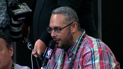 Klay Thompson Practice Interview - Warriors vs Cavaliers - Game 6 - 2016 NBA Finals
