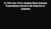 Read C# 2012 Joes 2 Pros: Common Object Oriented Programming Tutorial in .Net Using the C#