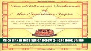 Read The Historical Cookbook of the American Negro  Ebook Free
