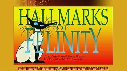 EBOOK ONLINE  Hallmarks of Felinity A 9 Chickweed Lane Book  BOOK ONLINE
