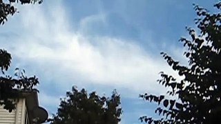Chemtrails Cover The Entire Sky 7/10/12 Staten Island   NEW YORK