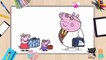 Peppa Pig en español coloring Daddy pig father's day