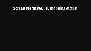 Download Screen World Vol. 63: The Films of 2011 Ebook Free