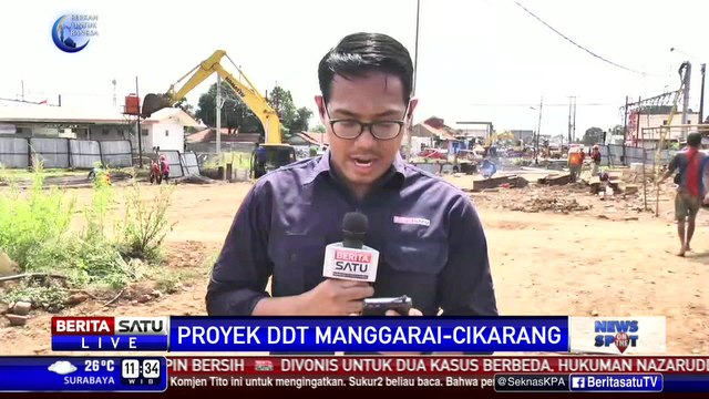 Proyek DDT Manggarai-Cikarang Masih Terkendala Pembebasan Lahan