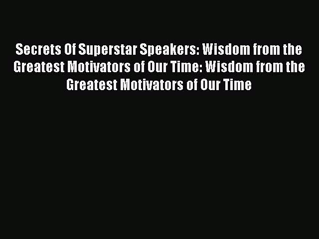 superstar speakers