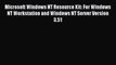 Download Microsoft Windows NT Resource Kit: For Windows NT Workstation and Windows NT Server