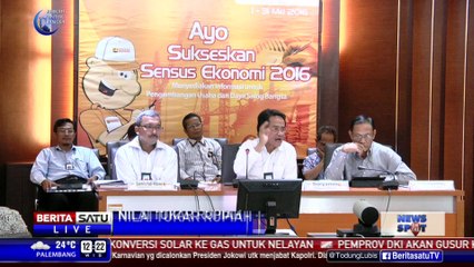 BPS: Mei, Rupiah Terdepresiasi 3,14 Persen Terhadap USD