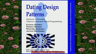 EBOOK ONLINE  Dating Design Patterns  DOWNLOAD ONLINE