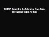 Read MCSE NT Server 4 in the Enterprise Exam Cram Third Edition (Exam: 70-068) Ebook Free